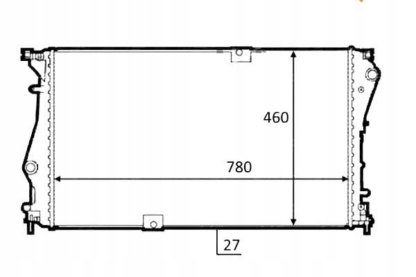 фото №2, Радиатор renault opel trafic movano 12- nrf