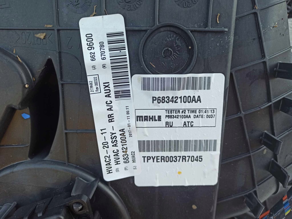 фото №6, Chrysler pacifica ii 16- обігрівач 68342100aa