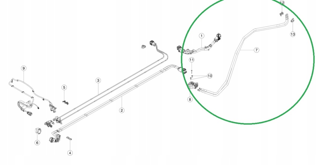 Tesla 3 шланг wysokiego напряжения 1501773-50-b Доставка