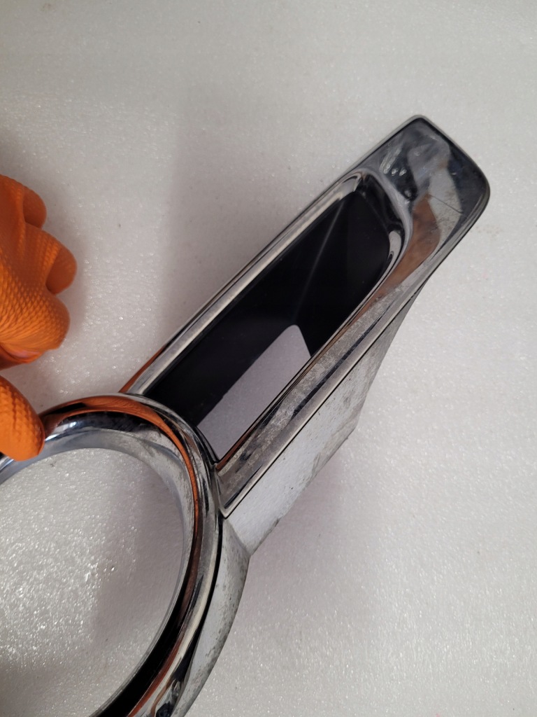 фото №6, Toyota hilux vii 7 хром заглушка решётка радиатора решётка рамка противотуманной фары левая oem