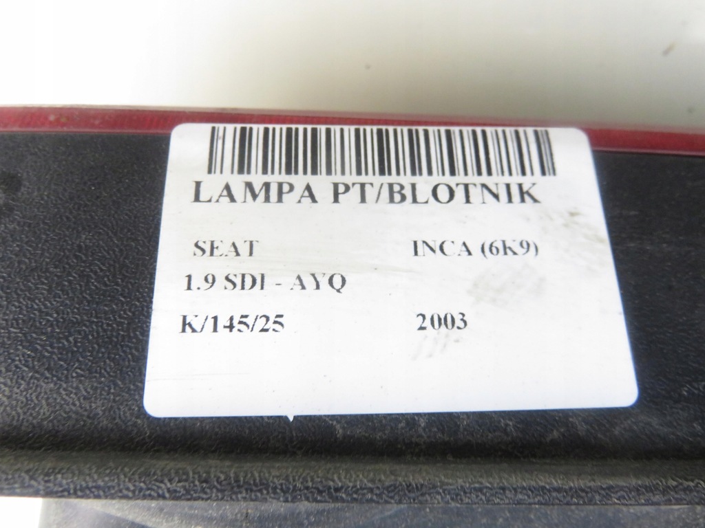 фото №6, Лампа права задня seat inca 6k9 w06k9945096