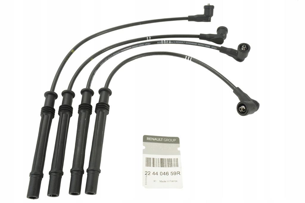 фото №1, Оригинальные провода зажигания 1.2 16v renault clio ii iii iv modus twingo