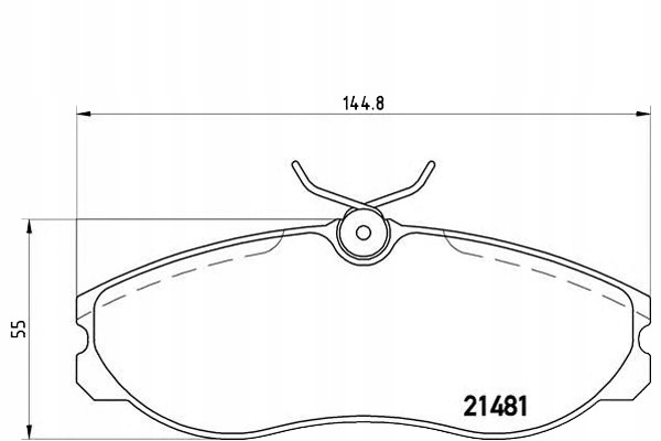 фото №1, Brembo гальмівні колодки гальмівні ford maverick 2.7 td uds.