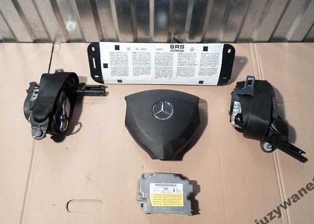 фото №1, Mercedes w169 a-klasa 2006 комплект подушек ремни