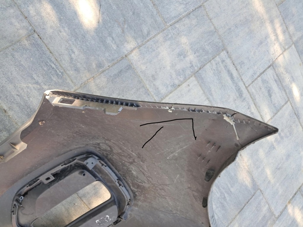 фото №8, Kia carens iv lift 16- бампер перед передній решітка права перед