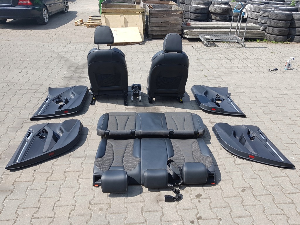 фото №7, Audi a3 8v 13-16r s-line hb сиденья полукожа заднее сиденье 5d sportbacka