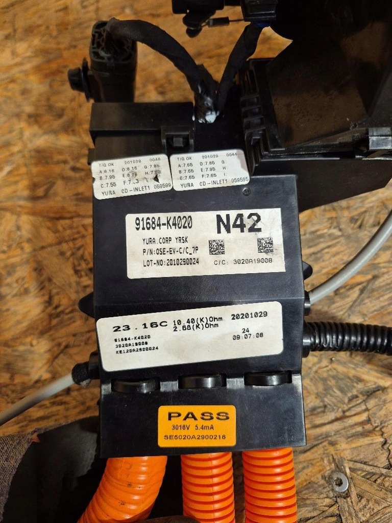 фото №8, Разъём зарядное устройство шланг hyundai kona 91684-k4020