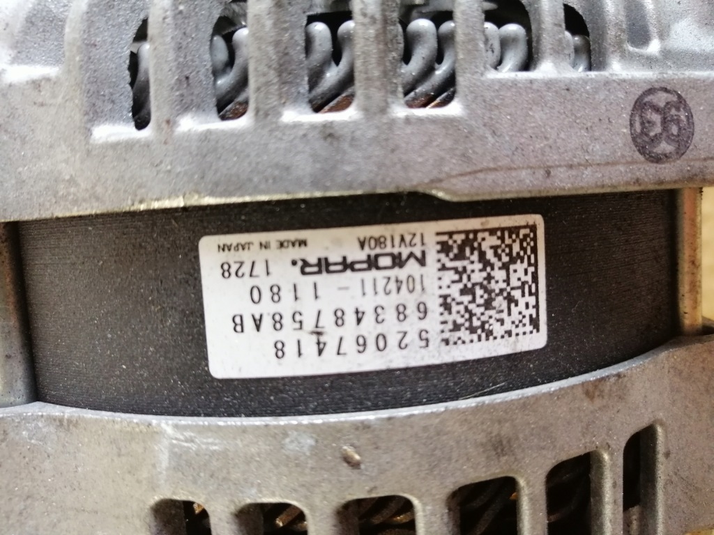 фото №2, Jeep compass генератор 1.6 crd