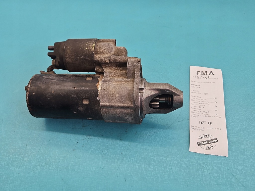 фото №1, Test стартер mercedes cls c219 3.5 v6 272964