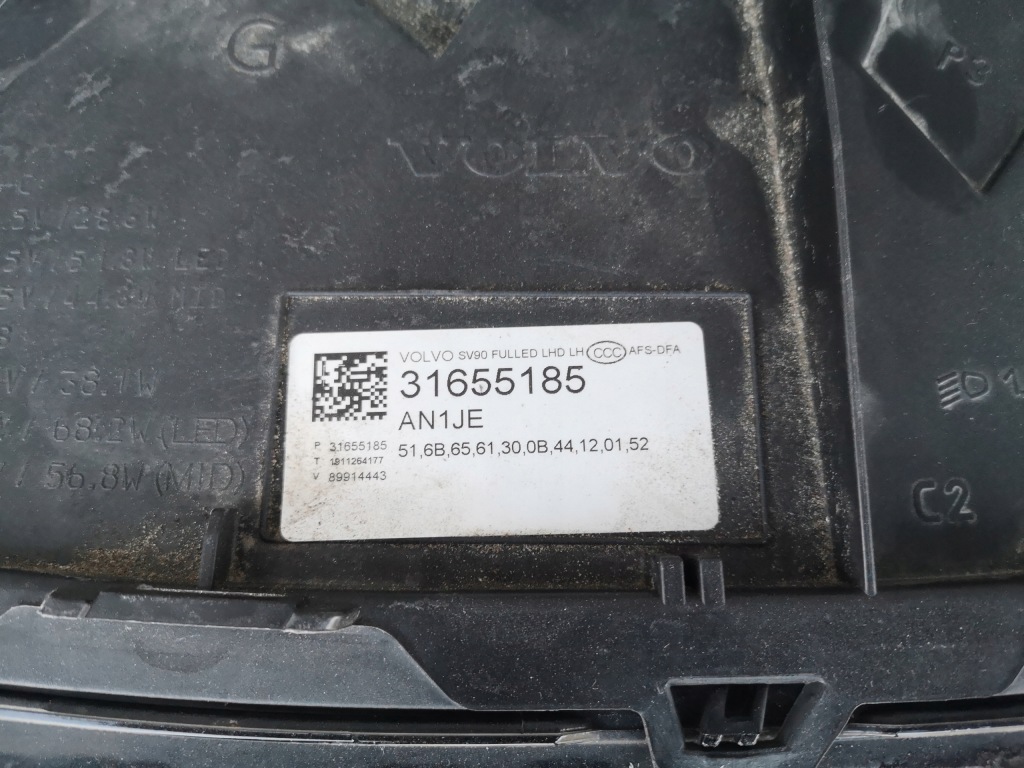 фото №5, Volvo v90 s90 v-90 s-90 full led лівий