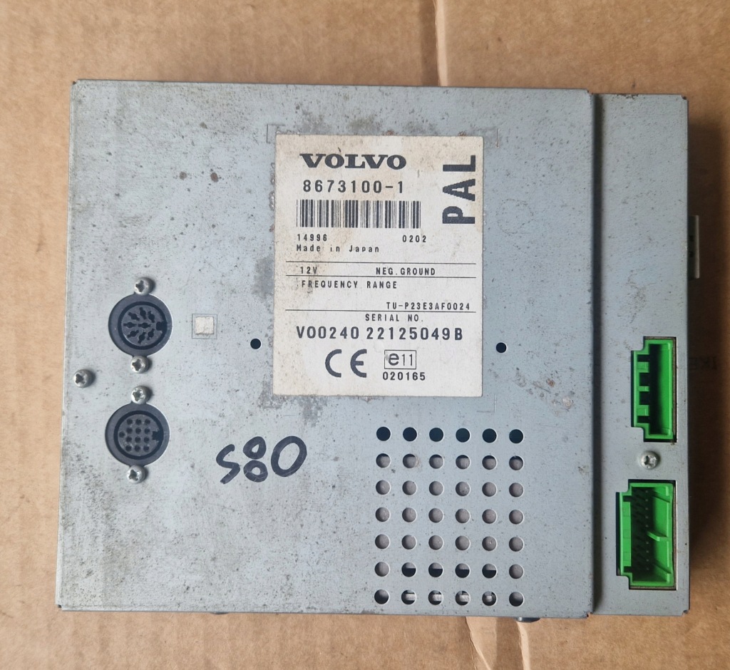 фото №1, Volvo s80 модуль тюнер navi навігації 8673100-1 pal