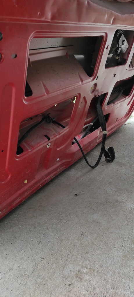 фото №6, Кришка багажника opel primastar renault trafic 1 vivaro 1 vivaro a czerwona з скло