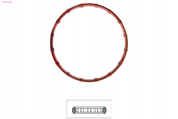 фото №2, Прокладка термостата eps