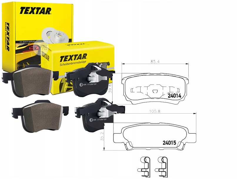 фото №1, Тормозные колодки тормозные chrysler sebring 2.4 vvt js