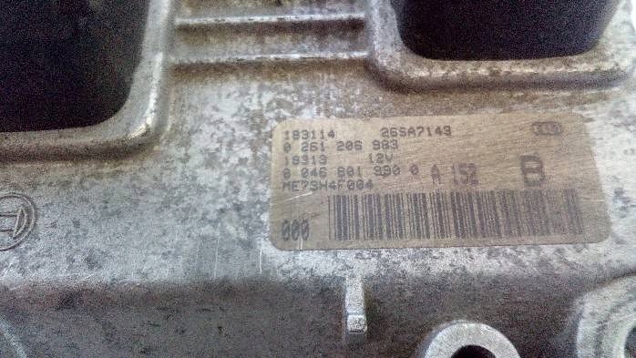 Блок управления, управление работа двигателя fiat оригинальный номер 0261206983 Недорого