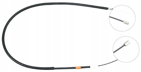 Купити Трос гальма ручного renault megane 98-03 ліва