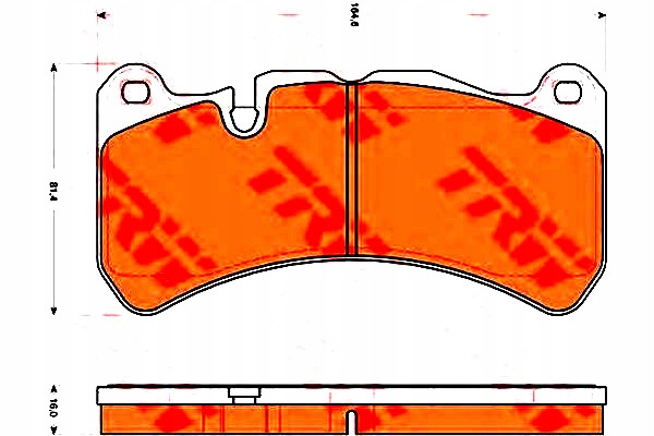 фото №2, Тормозные колодки тормозные mercedes перед c209 a209 r171 5,4