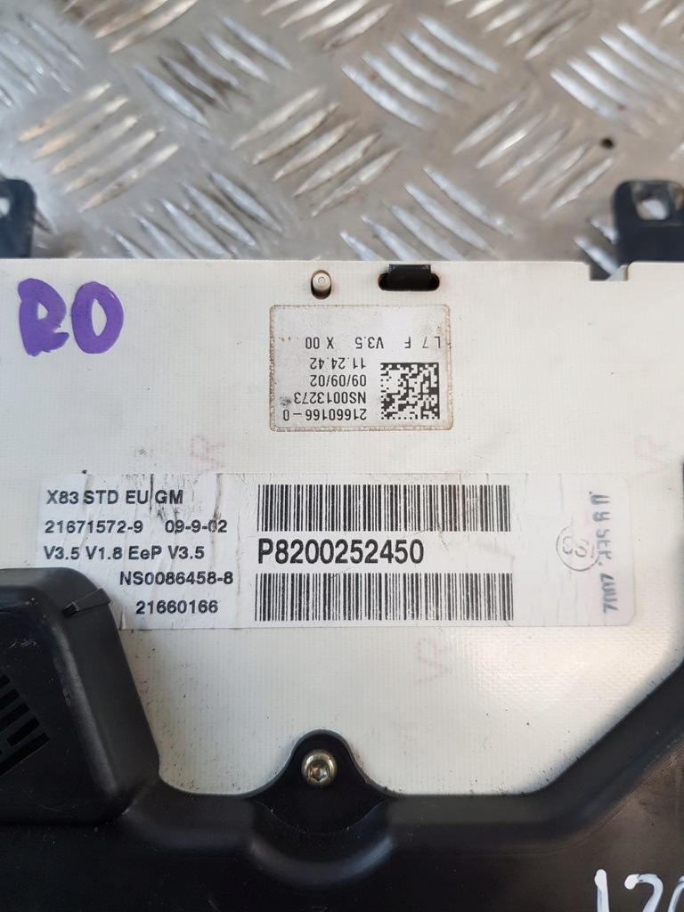 фото №7, Счетчик приборы p8200252450 renault trafic ii 1.9dci europa