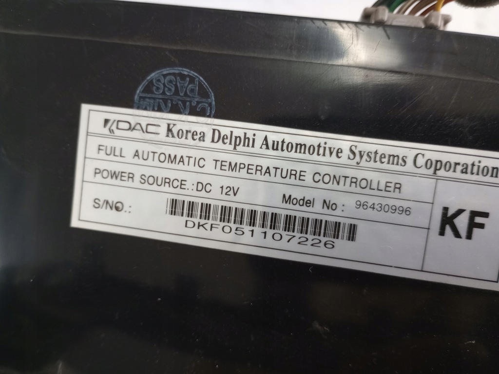 фото №10, Chevrolet nubira панель кондиціонера 96430996 europa