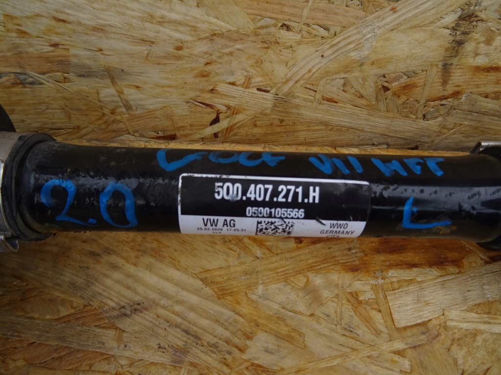 фото №4, Vw golf 7 lift t-roc привідний вал ліва 5q0407272h