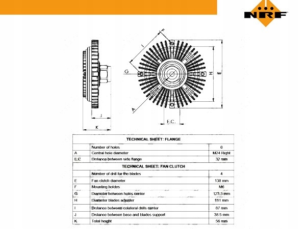фото №2, Nrf 49519 сцепление, вентилятор охлаждение