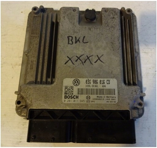 фото №5, Блок управления двигателя vw touran 2.0tdi 03g906016cd