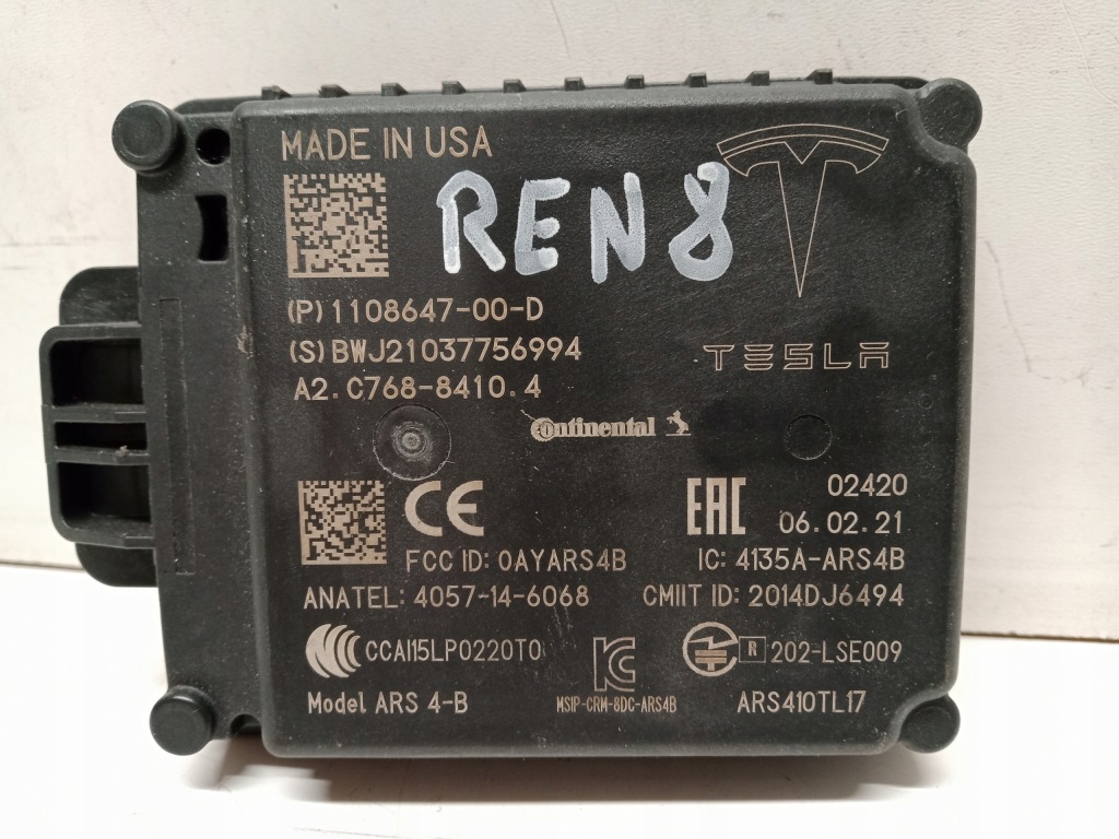 Tesla 3 s x y радар модуль distronic 1108647-00-d Ціна
