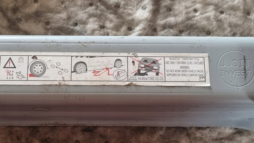 фото №10, Подъемник домкрат автомобильный citroen c5 peugeot 307 9648667280 oryg.