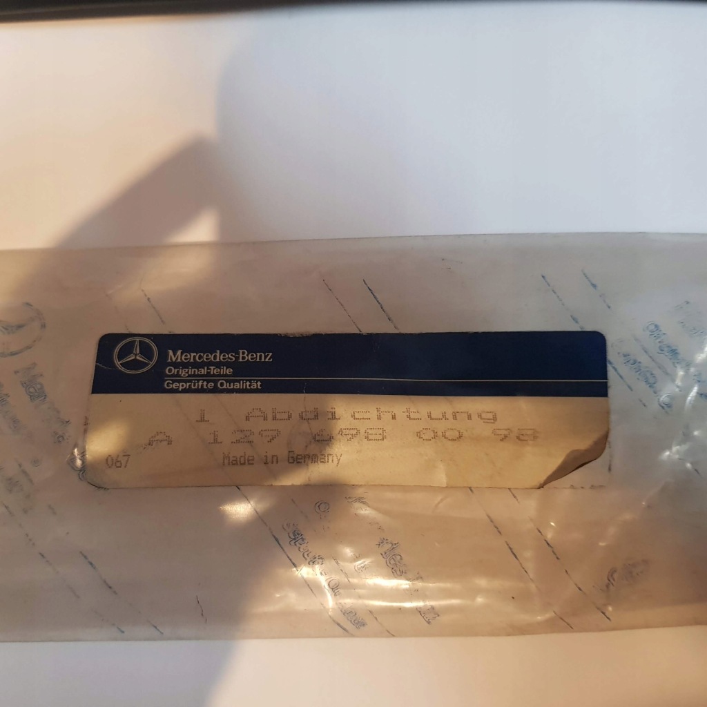 Mercedes slk 129 молдинг прокладка a1296980098 nowa Оригинал