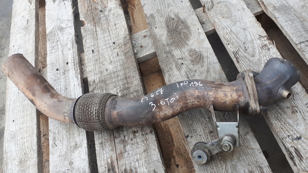 фото №1, A6 c7 4g сетка колебаний выхлопная труба 3.0 tdi a7 4g