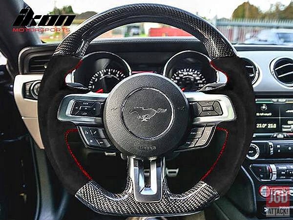 фото №7, Воздуховод карбон + кожа ford mustang 2015-2017