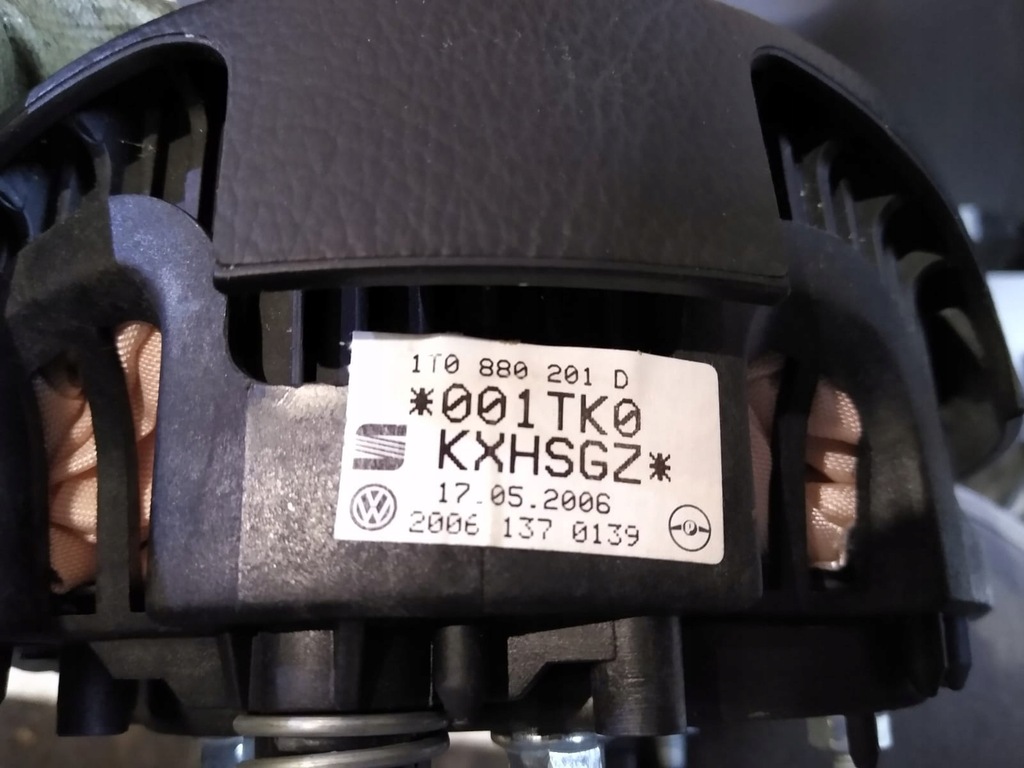 фото №4, Touran консоль приборная панель подушка безопасности водителя пассажир euro