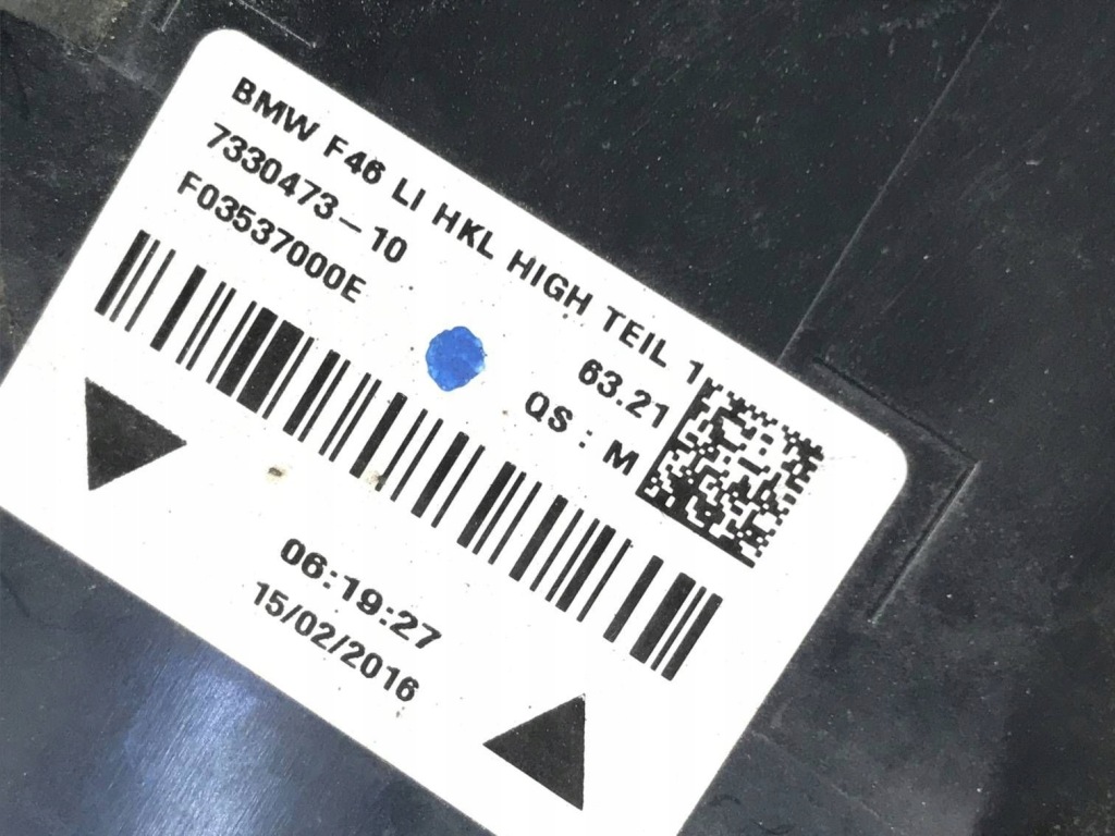 фото №12, Bmw 16- f46 лампа левый задняя 7330473