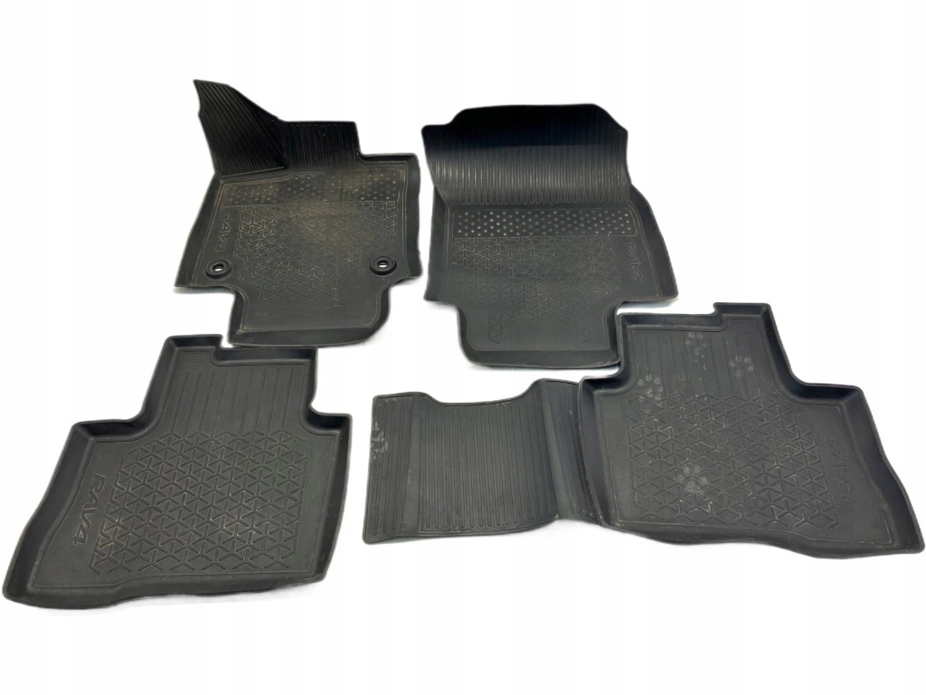 фото №1, Rav4 v гибрид комплект коврики резиновых перед задняя