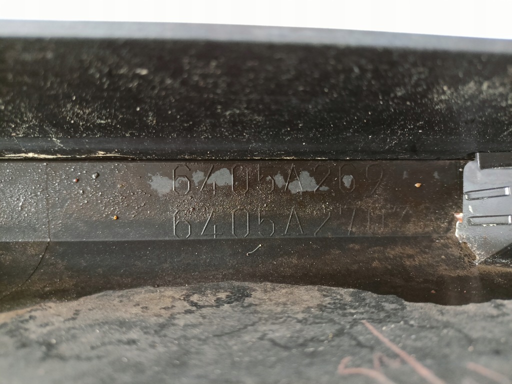 фото №6, Mitsubishi outlander iii lift накладка zderz перед