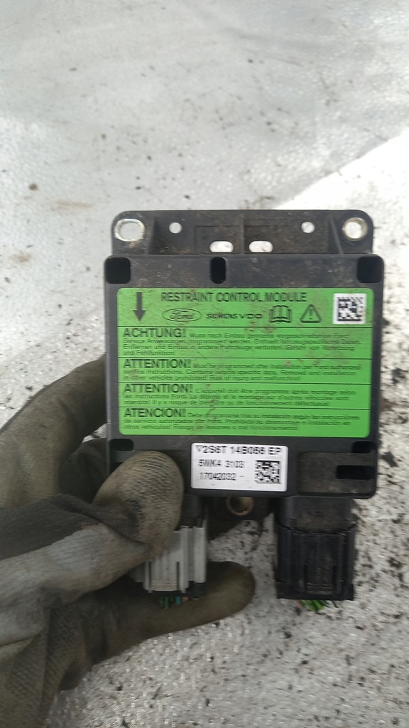 фото №1, Датчик подушка безопасности ford fusion 1.4b 04r hb