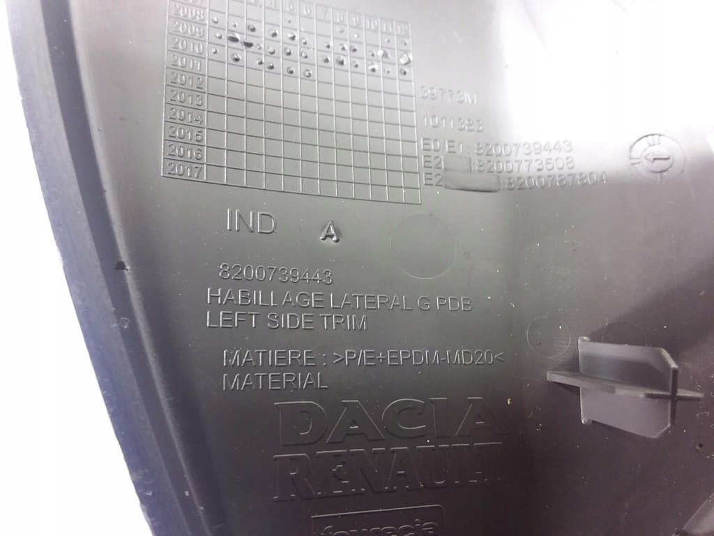 фото №5, Dacia duster i защита панели консоли левая решётка