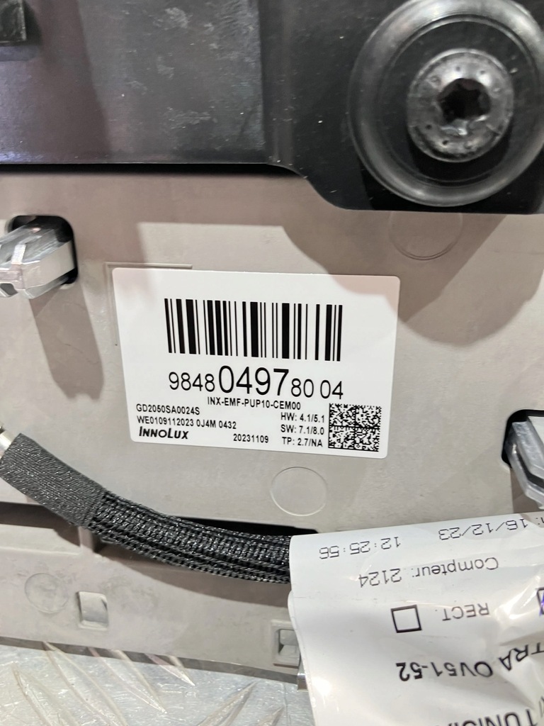 фото №6, Счетчик дисплей экран lcd uk opel astra l vi hb 22- 9848049780