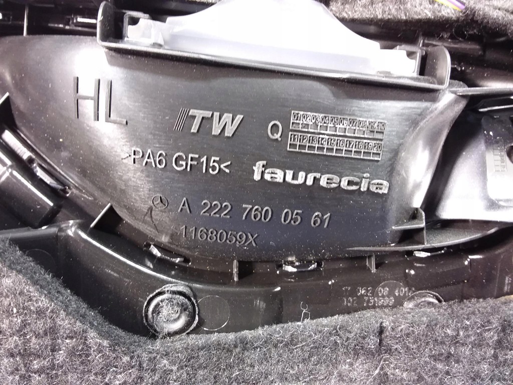 фото №13, Mercedes s w222 long оббивка двері задня ліва