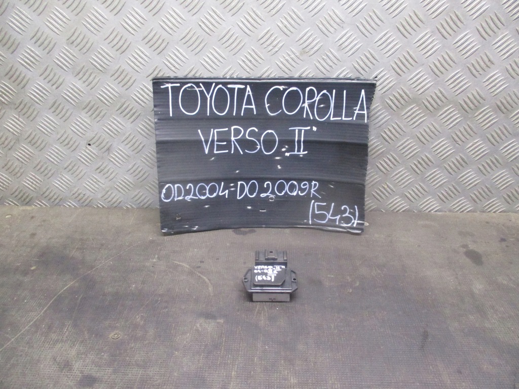 фото №1, Резистор обдув 4993002121 toyota corolla verso ii 2.0 d4d 04-09 r.