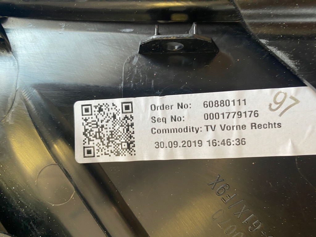 фото №12, Bmw 8 g14 оббивка обшивка двері правий перед