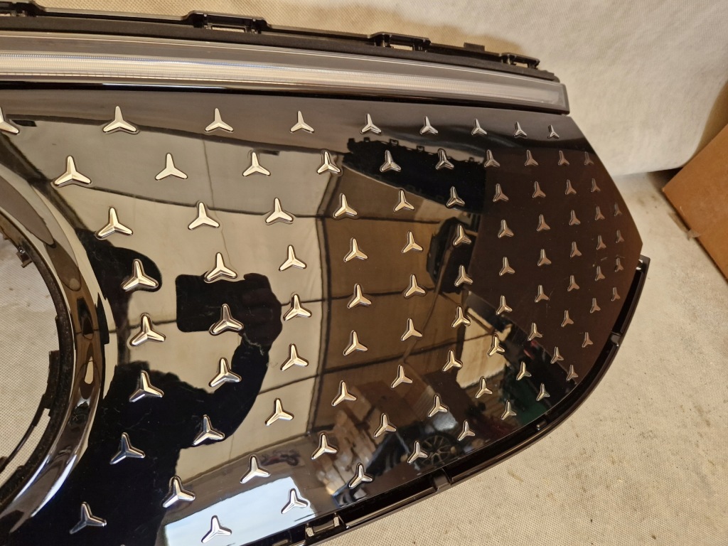 фото №3, Решётка радиатора каркас led mercedes eqa