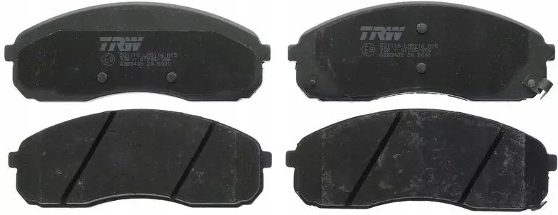 фото №1, Trw тормозные колодки тормозные перед gdb3433