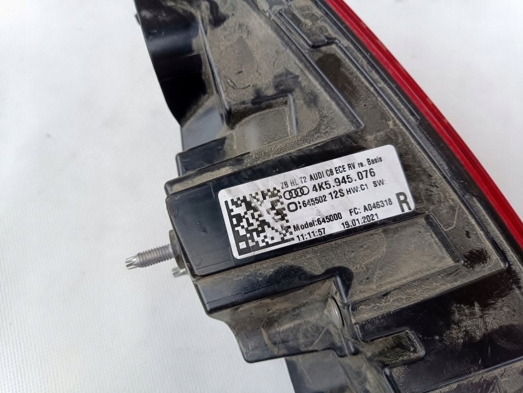 фото №6, Audi a6 c8 sedan лампа правий задня led 4k5945076