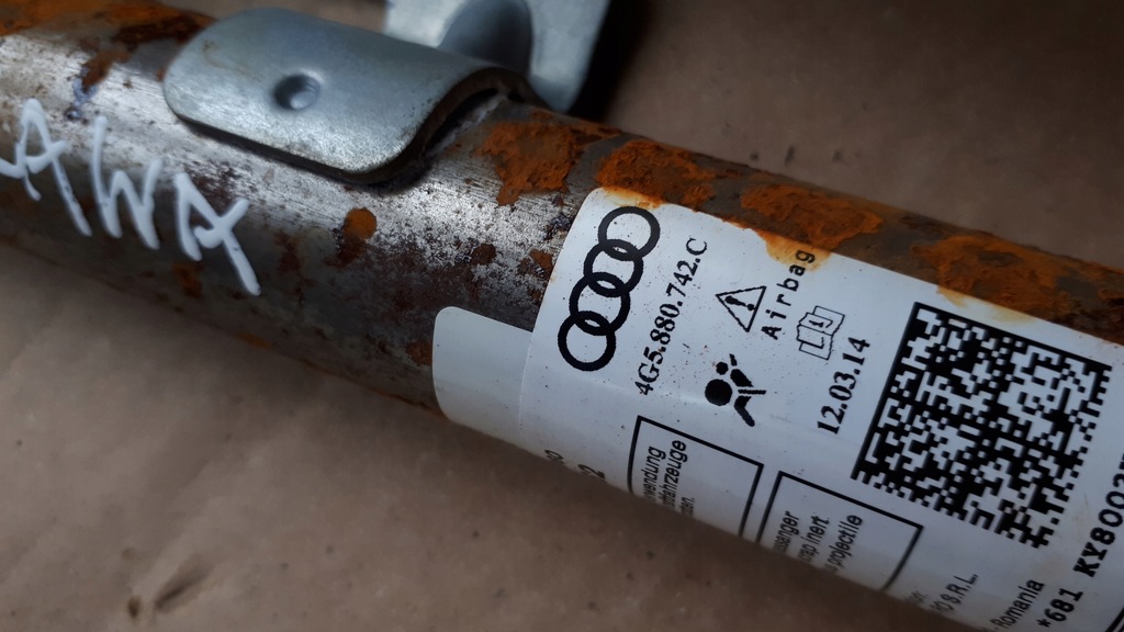 фото №9, A6 c7 4g шторка безопасности правая подушка безопасности sedan 4g5880742c