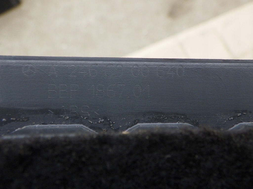 фото №6, Захист поріг багажника mercedes w246 a2466900640