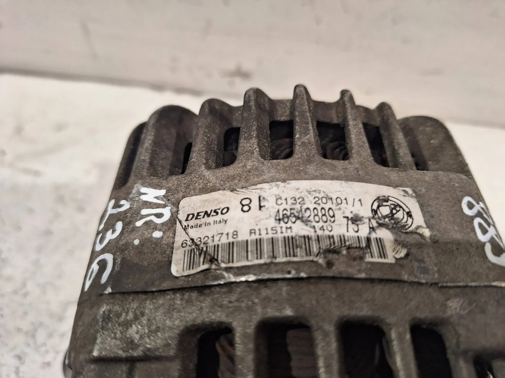 фото №7, Генератор denso 46542889 14v 75a fiat doblo i 1.4 16v 95km 05-