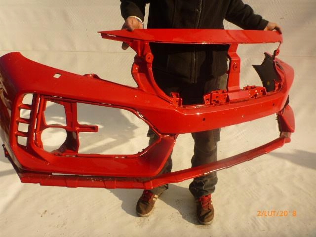 фото №7, Honda civic x type r 15- бампер перед sprysk pdc