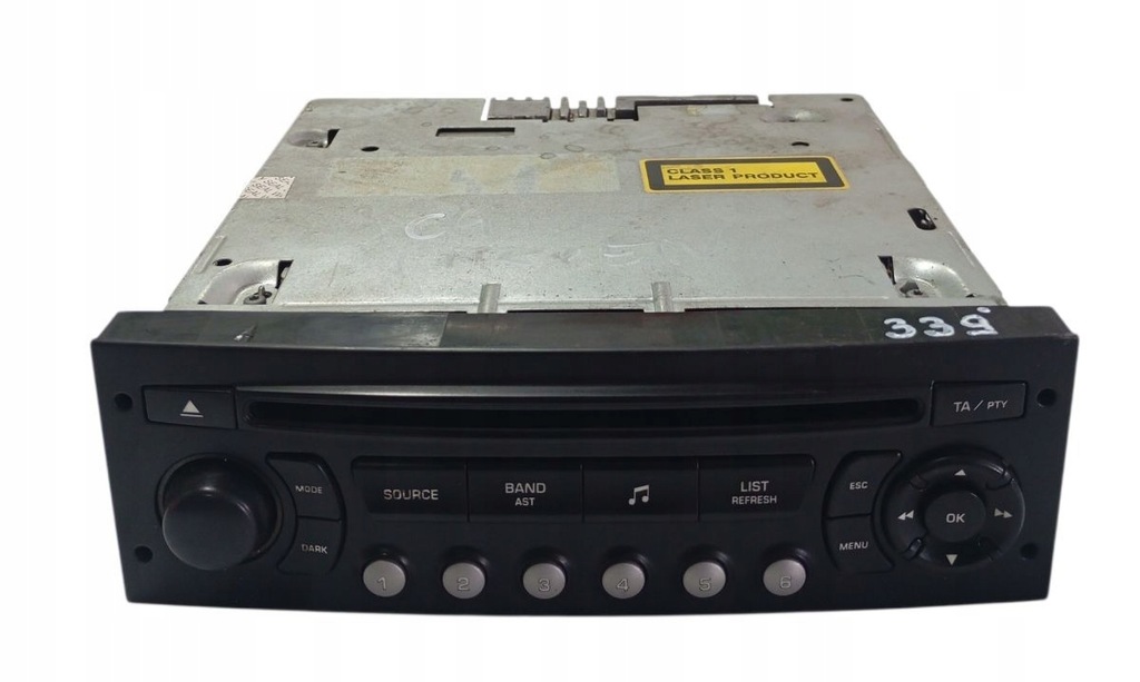 фото №1, Радіо cd peugeot citroen c4