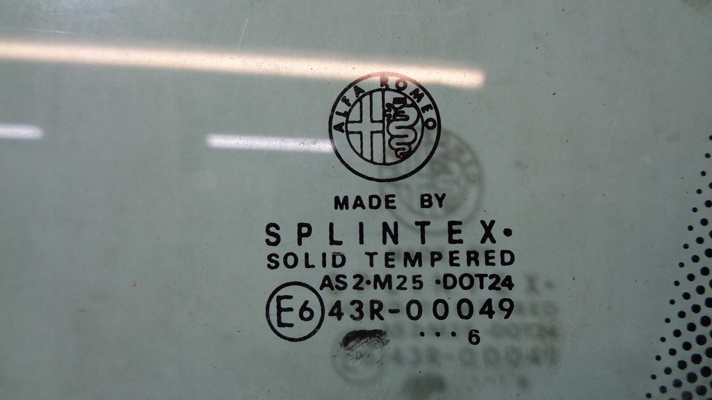 фото №2, Стекло дверь alfa romeo gt 2006r. левая передняя